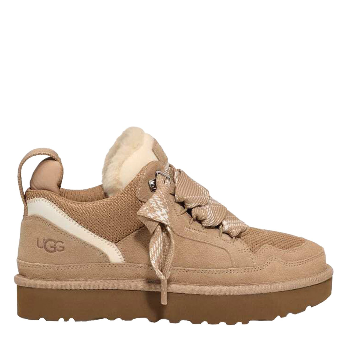 Ugg γυναικεία sneaker με καρό κορδόνια "Lowmel"