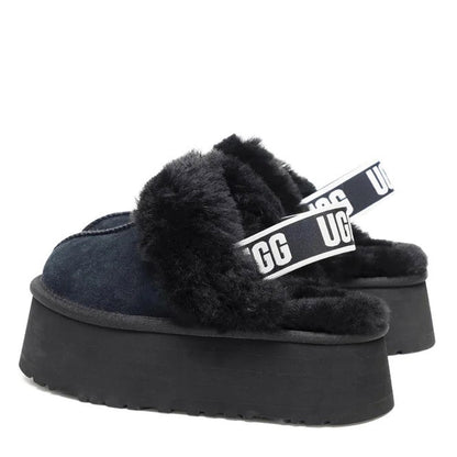 Γυναικείες Παντόφλες Ugg Funkette Chestnut 1113390-CHE BLACK