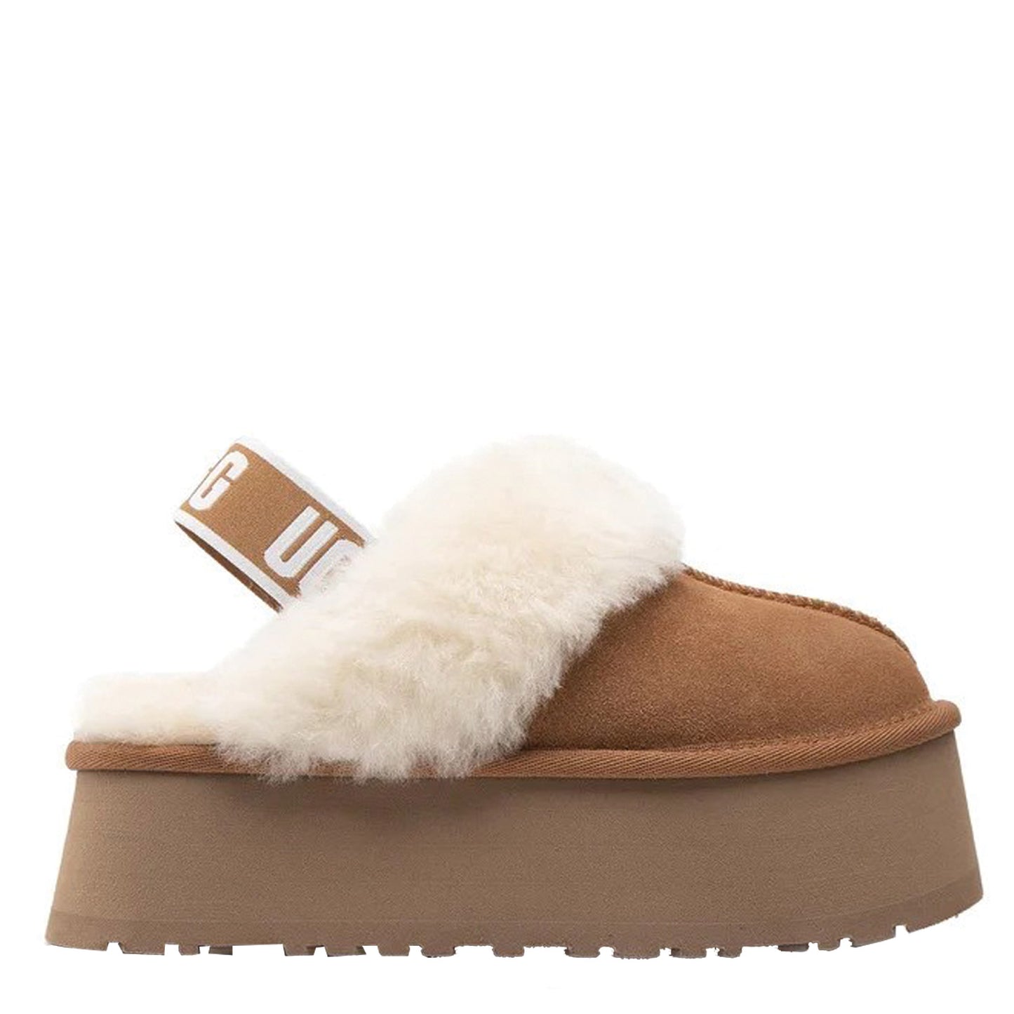Γυναικείες Παντόφλες Ugg Funkette Chestnut 1113474-CHE