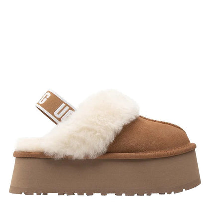 Γυναικείες Παντόφλες Ugg Funkette Chestnut 1113474-CHE