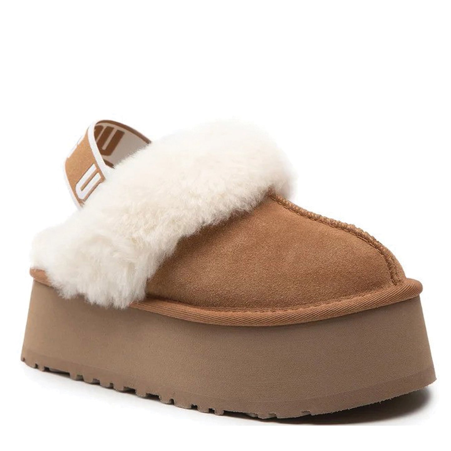 Γυναικείες Παντόφλες Ugg Funkette Chestnut 1113474-CHE