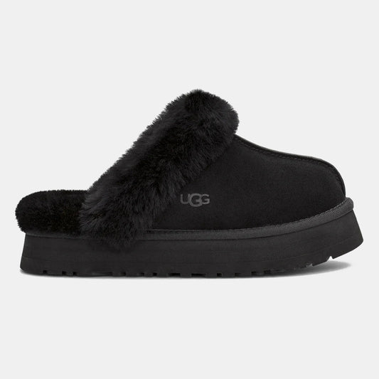 Ugg Disquette Γυναικείες Παντόφλες μαύρες